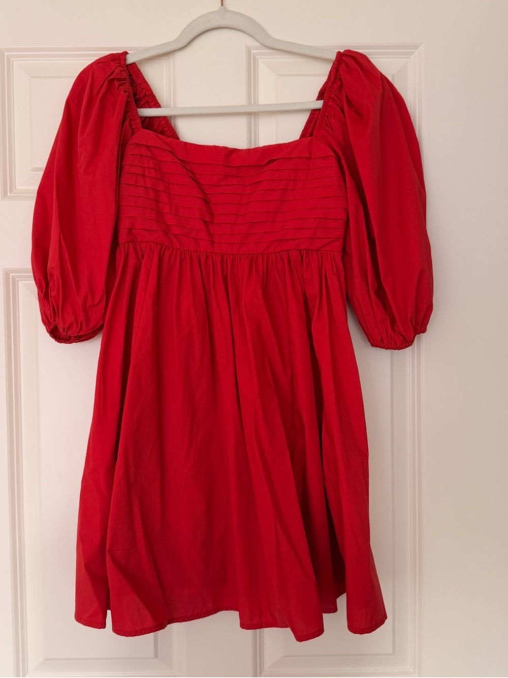 Abercrombie & Fitch - Emerson Poplin Puff Sleeve Mini Dress - Small